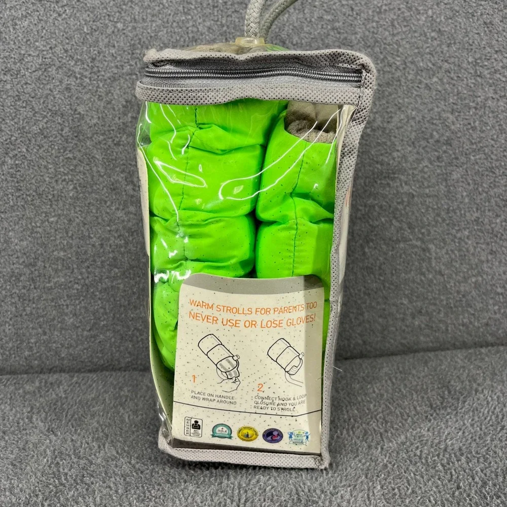 7 A.M.‎ Enfant WarMMuffs Stroller Gloves Women OS Neon Green Puffer Hand Warmers